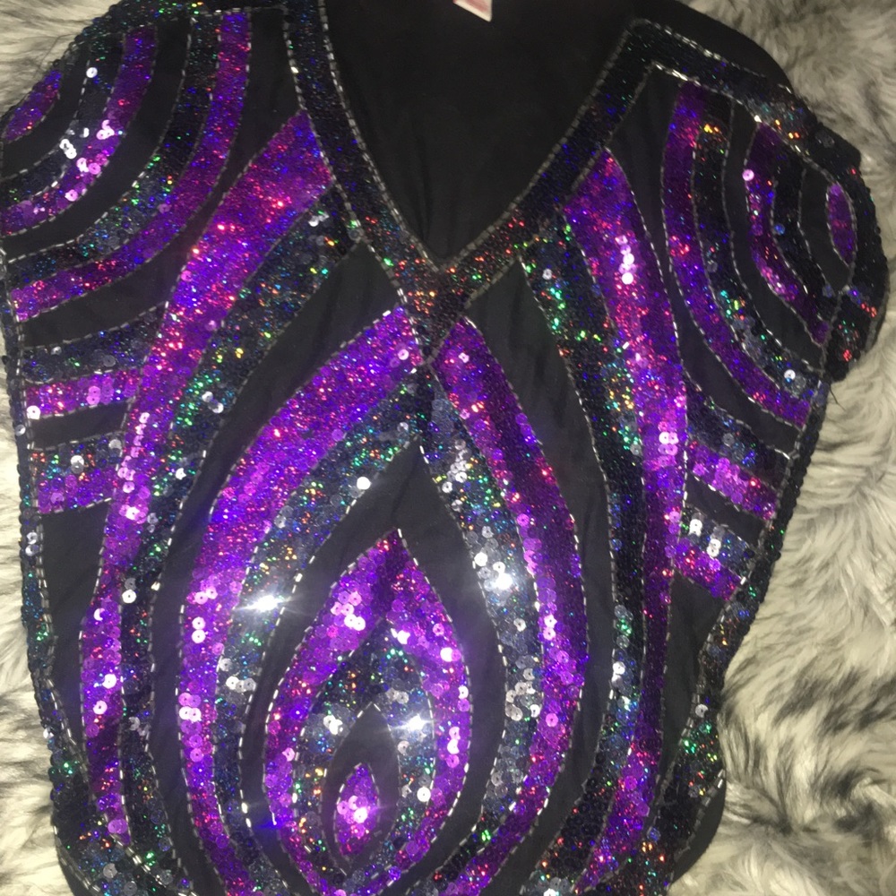 Black sequins